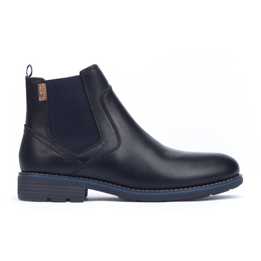 Men\'s Pikolinos YORK Chelsea Boots Black | NZ TA3781Q